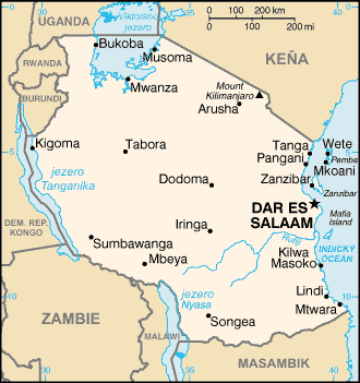 Soubor:Mapa Tanzanie.png