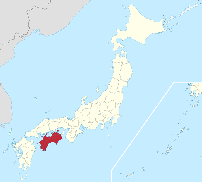 Soubor:Shikoku Region in Japan.png