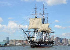 USS Constitution v Bostonu v roce 2013