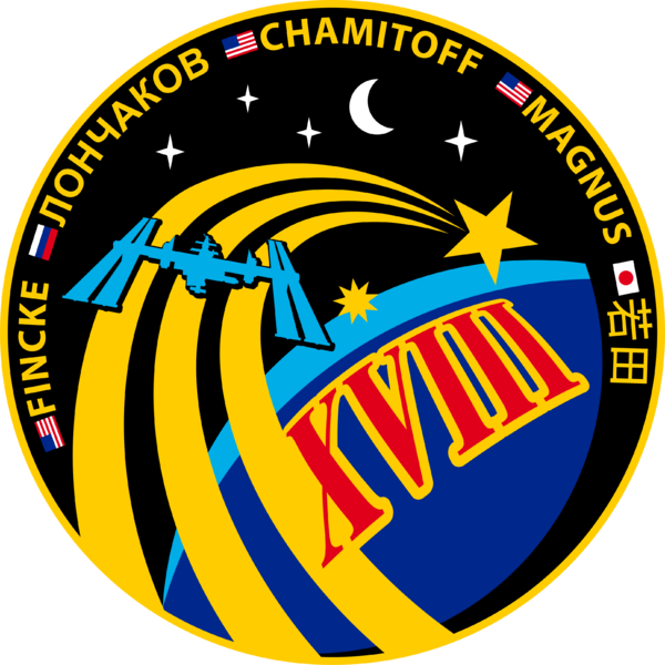 Soubor:ISS Expedition 18 patch.png