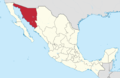 Sonora in Mexico (location map scheme).png