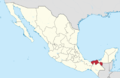 Tabasco in Mexico (location map scheme).png