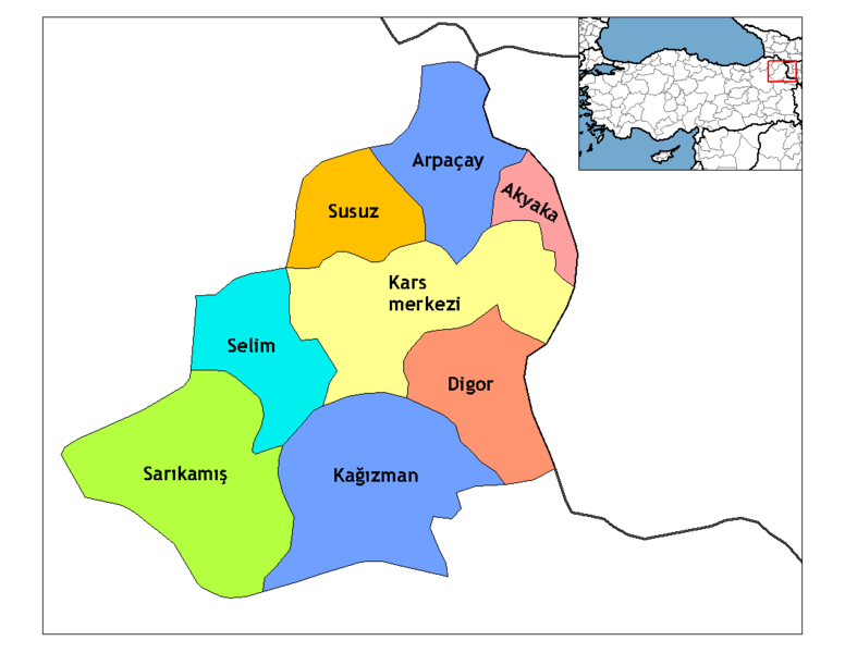 Soubor:Kars districts.png