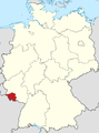 Locator map Saarland in Germany.png