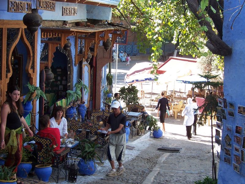 Soubor:MoroccoChefchaouen downtown.jpg