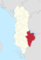 Korce County in Albania.png