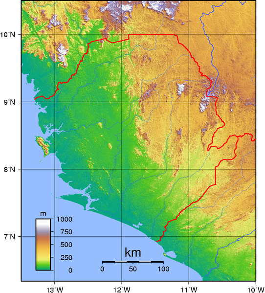 Soubor:Sierra Leone Topography.png