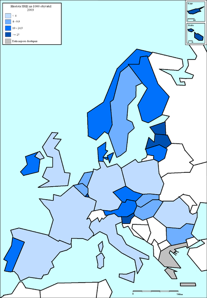 Soubor:Mapa Evropy hustoty SME.PNG