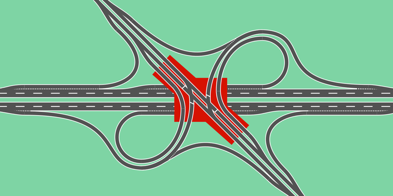 Soubor:Singlepoint sixramppartialclover interchange.png