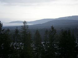 Třemošná, Malá Třemošná a Dubová hora.JPG