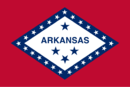 Vlajka amerického státu Arkansas