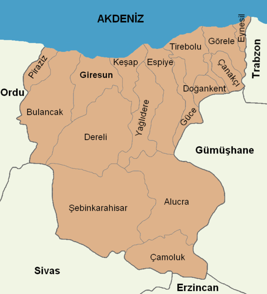 Soubor:Giresun location districts.png