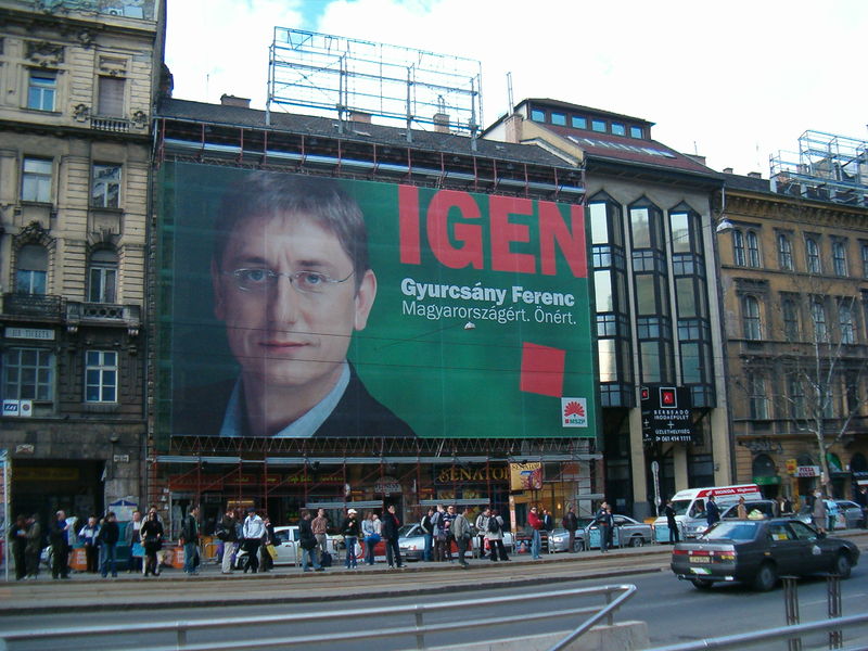 Soubor:Ferenc Gyurcsány election poster.JPG