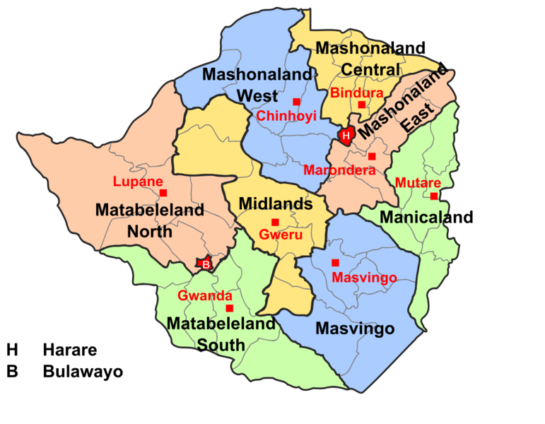 Soubor:Administrative Divisions of Zimbabwe.png