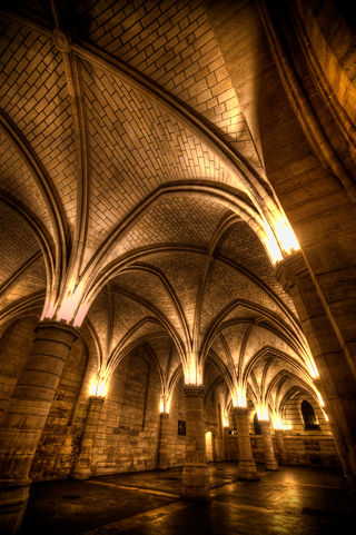 Vnitřní prostory paláce Conciergerie (2010)