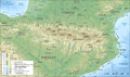 Pyrenees topographic map-fr.png