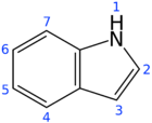 Indole 2D numbered.png