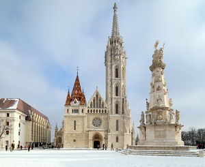 Matyášův chrám (leden 2016)