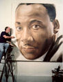 Robert Templeton painting Dr. King's Portrait.jpg